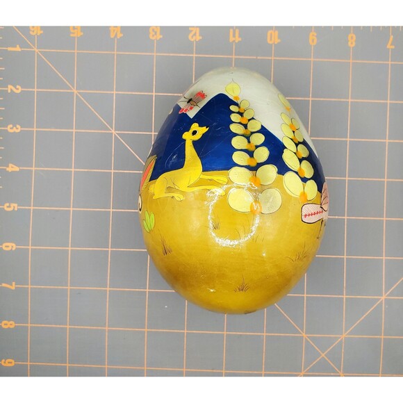 GLOWS* Tonala Mexico papier-mâché egg by‎ Mateo Ser-Mel - Picture 10 of 10